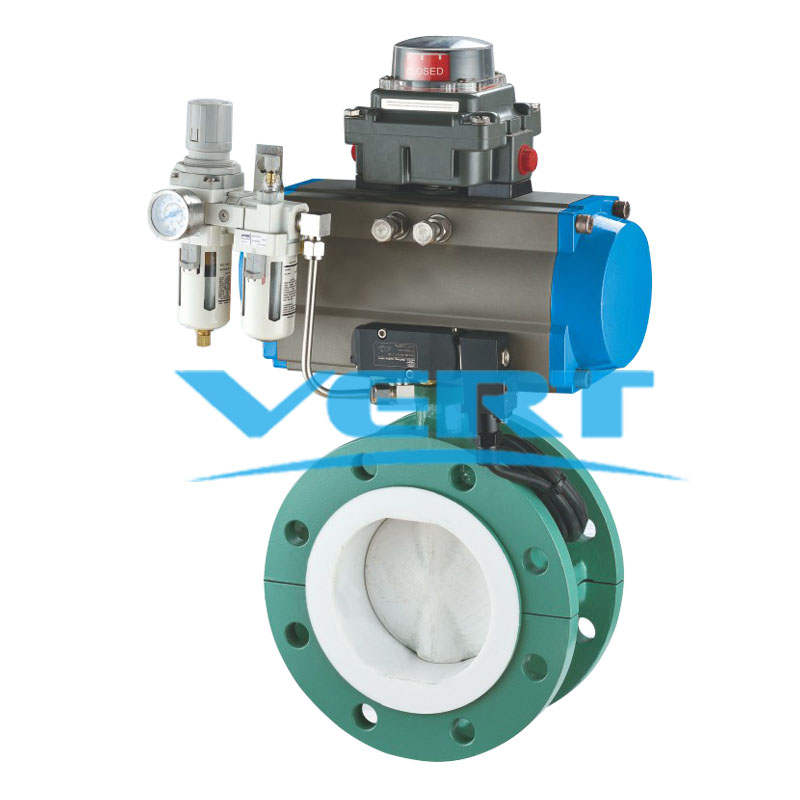 氣動襯(chen)氟調節(jie)蝶閥